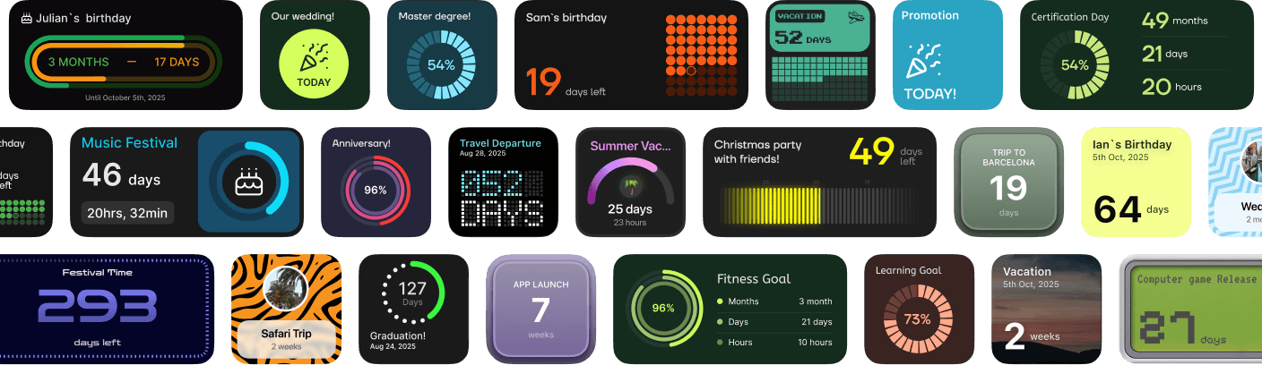 Insparetion widgets example